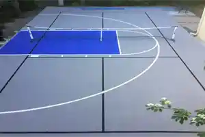 Basketball and Pickleball Backyard Court