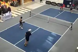 <p>We were proud to supply and install this temporary pickleball court and portable net system on behalf of Pickleplex at the Shops at Pickering City Centre. This promotional setup offered players a chance to try the game in anticipation of the new 18,000 sq. ft. Pickleplex Social Club—set to open on March 2025. The permanent facility will offer memberships, open play, instructional sessions, and corporate events.</p>